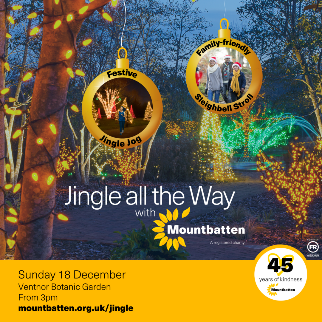 A poster for our Festive Spirit Event at Ventnor Botanic Garden